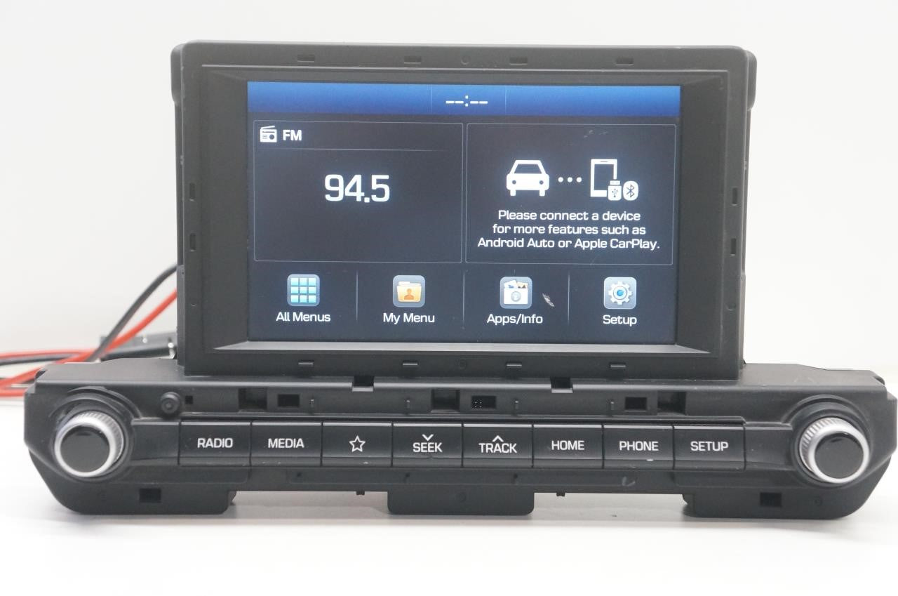 19-20 Hyundai Elantra Radio Faceplate Control w/ Receiver and 7'' Display *ReaD* - Alshned Auto Parts