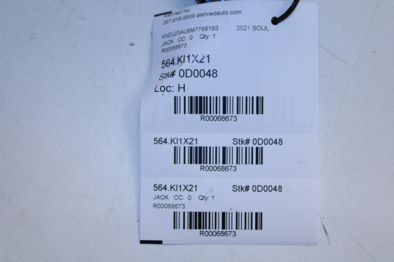 2014-2024 Kia Soul LX 2.0L FWD Lift Jack and Tool Kit w/ Foam Holder Container - Alshned Auto Parts