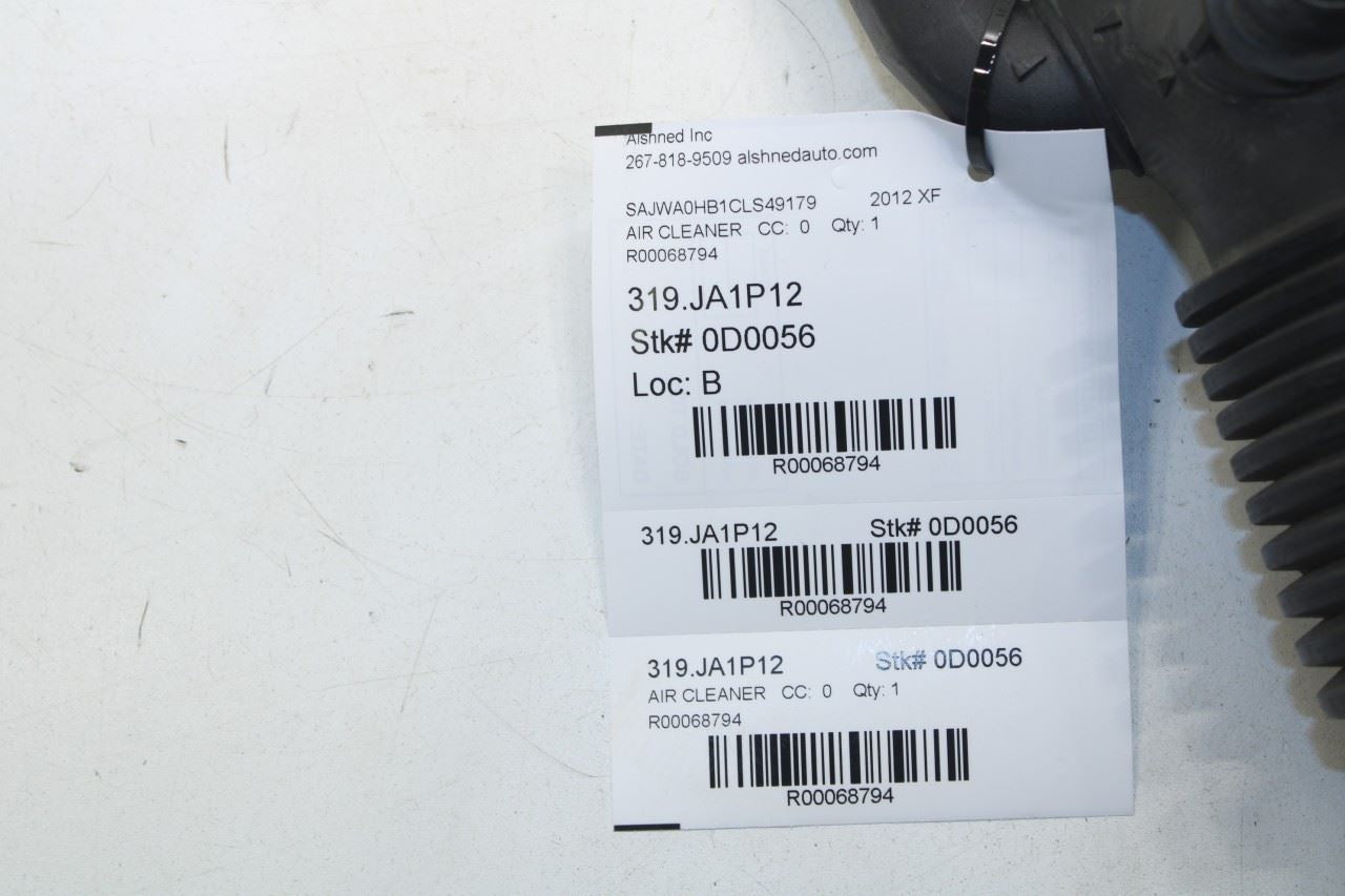 10-12 Jaguar XF Portfolio 5.0L Right Side Air Intake Cleaner Resonator Duct Tube - Alshned Auto Parts