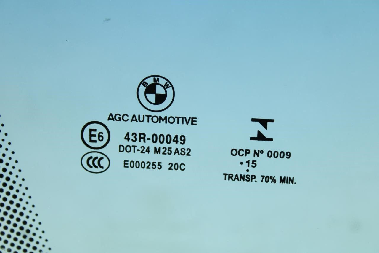 2015-16 BMW 435i Gran Coupe xDrive Front Right Door Window Glass 51-33-7-309-734 - Alshned Auto Parts