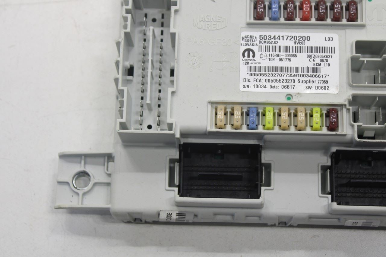 2017-2022 Alfa Romeo Giulia Ti AWD 2.0L Fuse Junction Box Body Control Module - Alshned Auto Parts