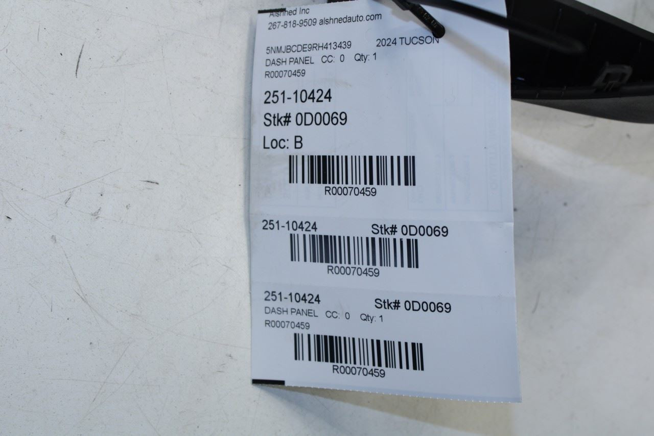 2022-2024 Hyundai Tucson SEL Dash Speedometer Cluster Bezel Trim 84830-CW000-NNB - Alshned Auto Parts