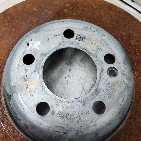15-23 Mercedes-Benz C300 Front Left or Right Disc Brake Rotor Pair 000-421-27-12 - Alshned Auto Parts