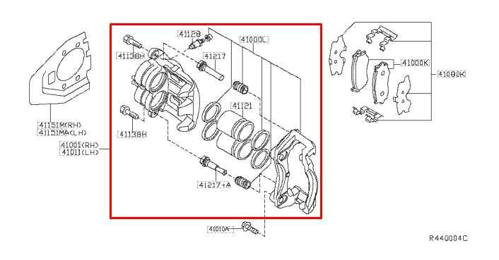 2015-2024 Nissan Murano Platinum Front Left Side Brake Disc Caliper 41011-3JA0A - Alshned Auto Parts