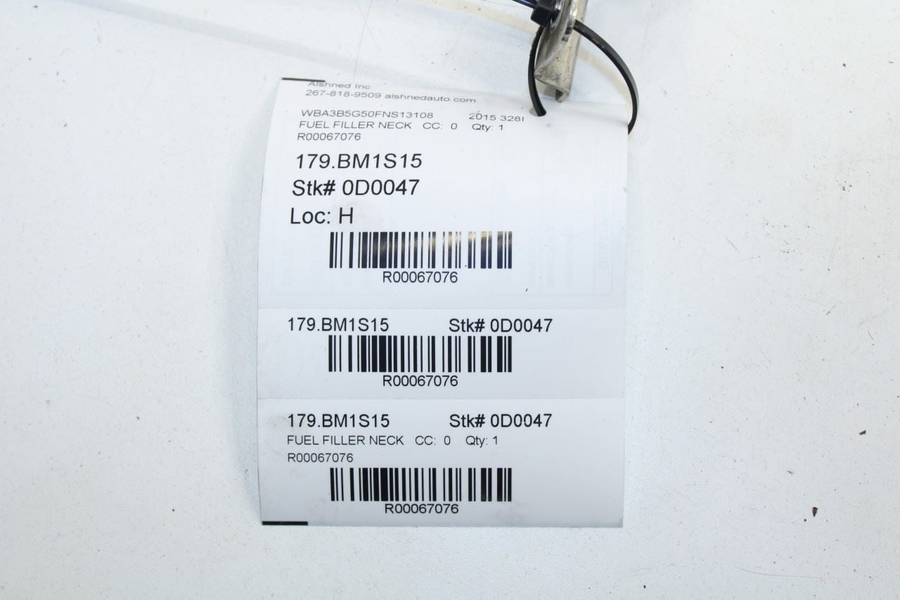 2013-2016 BMW 328I xDrive SULEV 2L Fuel Filler Neck Tube Pipe 16117483168 OEM - Alshned Auto Parts