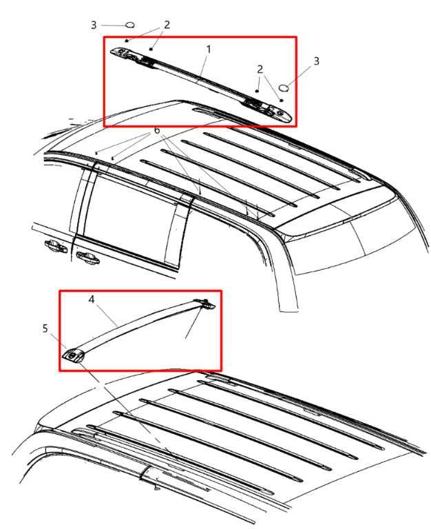 11-20 Dodge Grand Caravan GT Roof Rack Side Rail Luggage Carrier Right and Left - Alshned Auto Parts