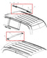 11-20 Dodge Grand Caravan GT Roof Rack Side Rail Luggage Carrier Right and Left - Alshned Auto Parts