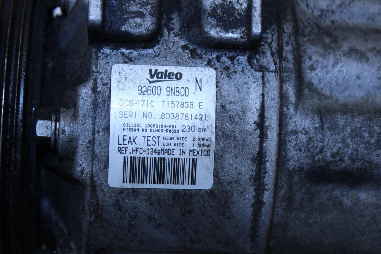 2014-20 Nissan Pathfinder SV 3.5L AC Air Conditioner Compressor 92600-9NB0D OEM - Alshned Auto Parts