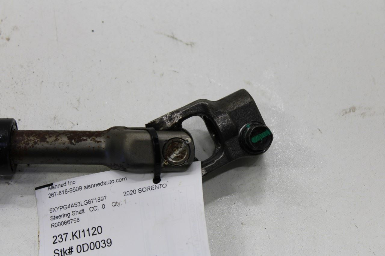 2015-20 Kia Sorento LX 3.3L Steering Column Intermediate Lower Shaft 56400-C5000 - Alshned Auto Parts