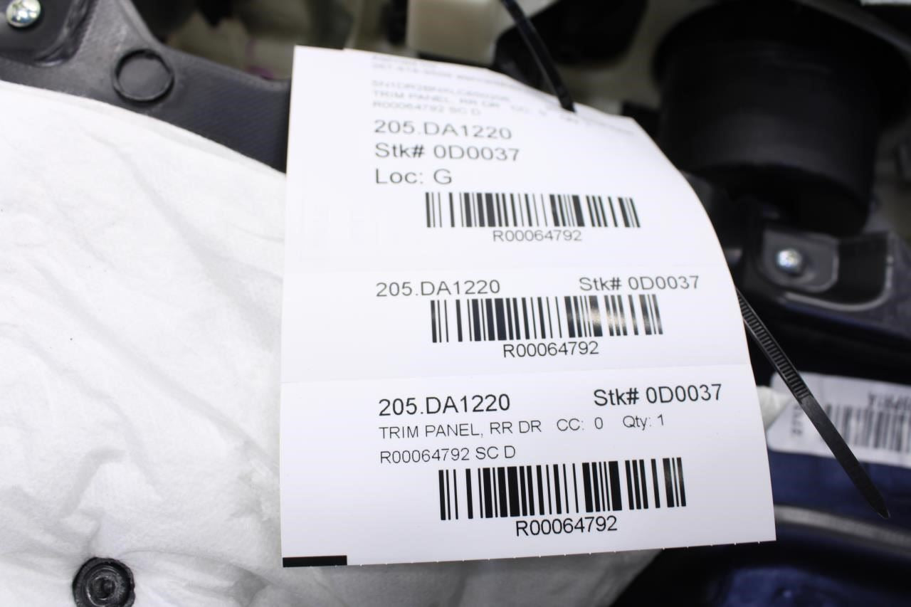 2020 Nissan Pathfinder SV Rear Right Passenger Door Trim Panel 829A0-9PR1A OEM - Alshned Auto Parts