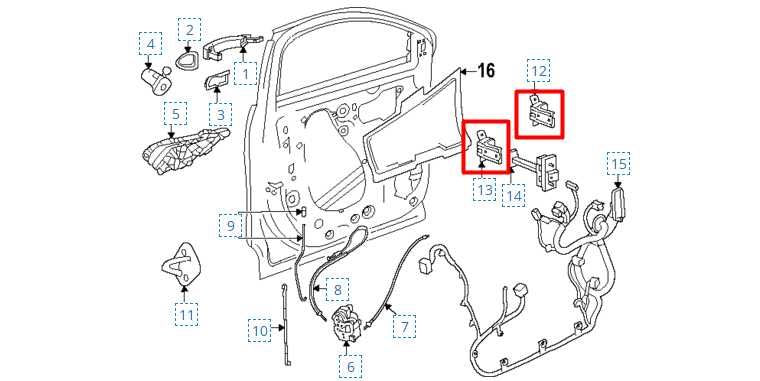 2024-25 Chevrolet Trax Front Right Side Door Hinge Upper and Lower 13501715 OEM - Alshned Auto Parts