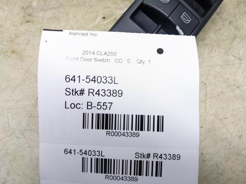 2014 Mercedes-Benz CLA250 Front Left Master Power Window Switch 166-905-4300 OEM - Alshned Auto Parts