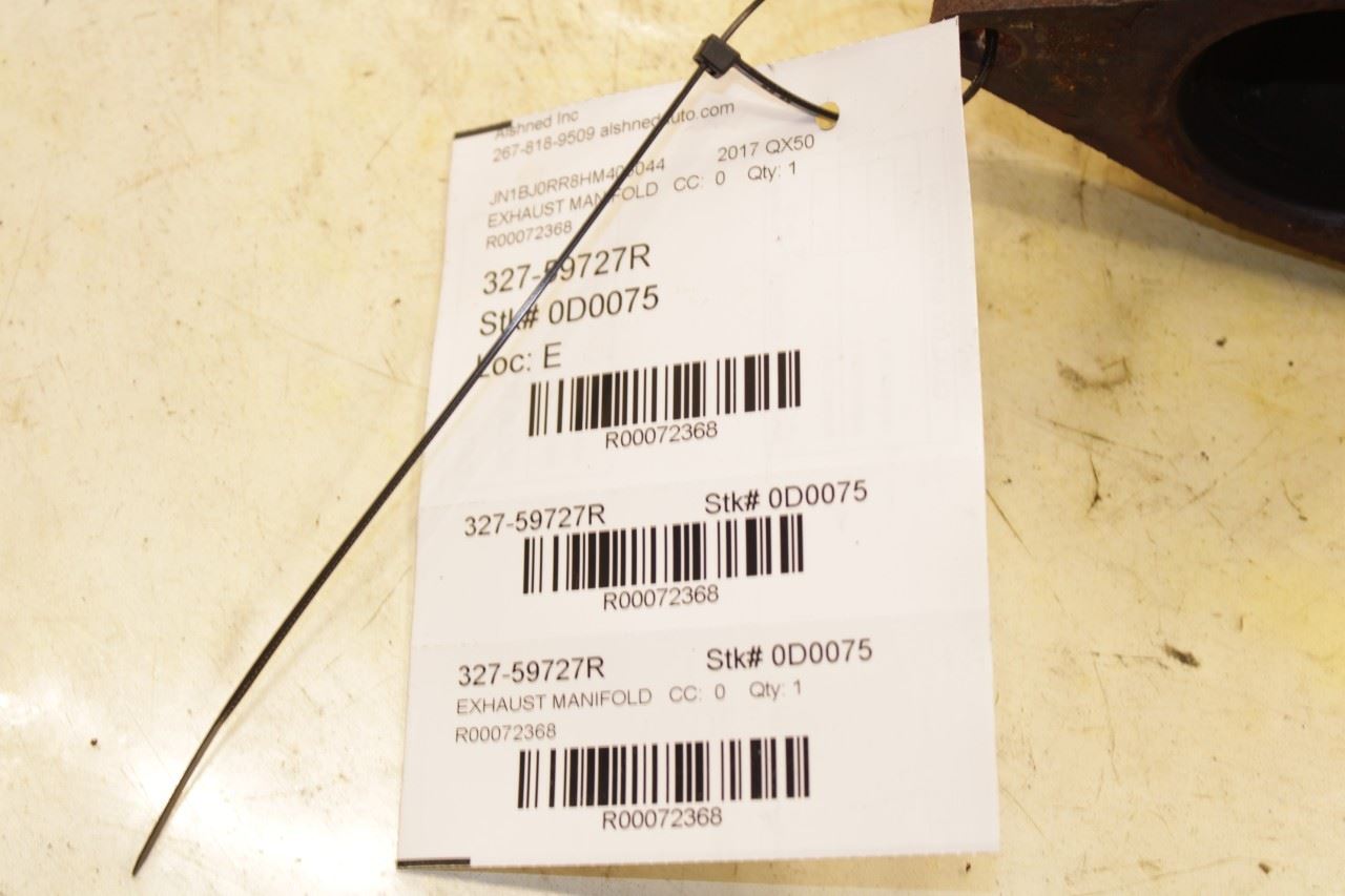 2014-2017 Infiniti QX50 3.7L AWD Right Side Exhaust System Manifold 140C2-1PM0C - Alshned Auto Parts
