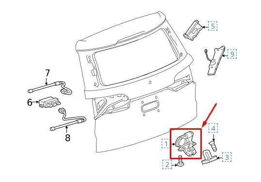 2017-2023 GMC Acadia SLT-1 Rear Liftgate Lock Latch Actuator 13542450 0EM - Alshned Auto Parts