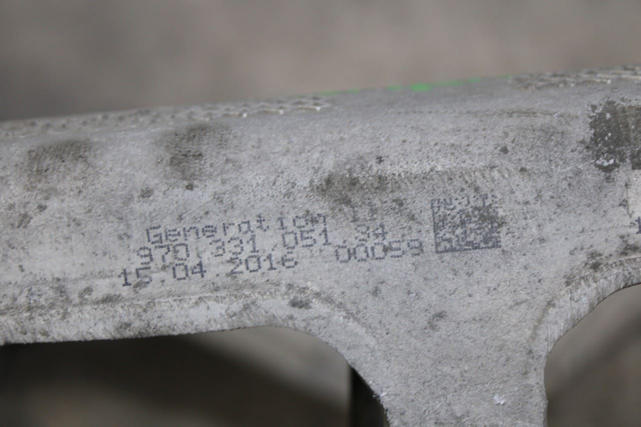 2010-16 Porsche Panamera AWD Rear Suspension Crossmember Subframe 970-331-051-34 - Alshned Auto Parts