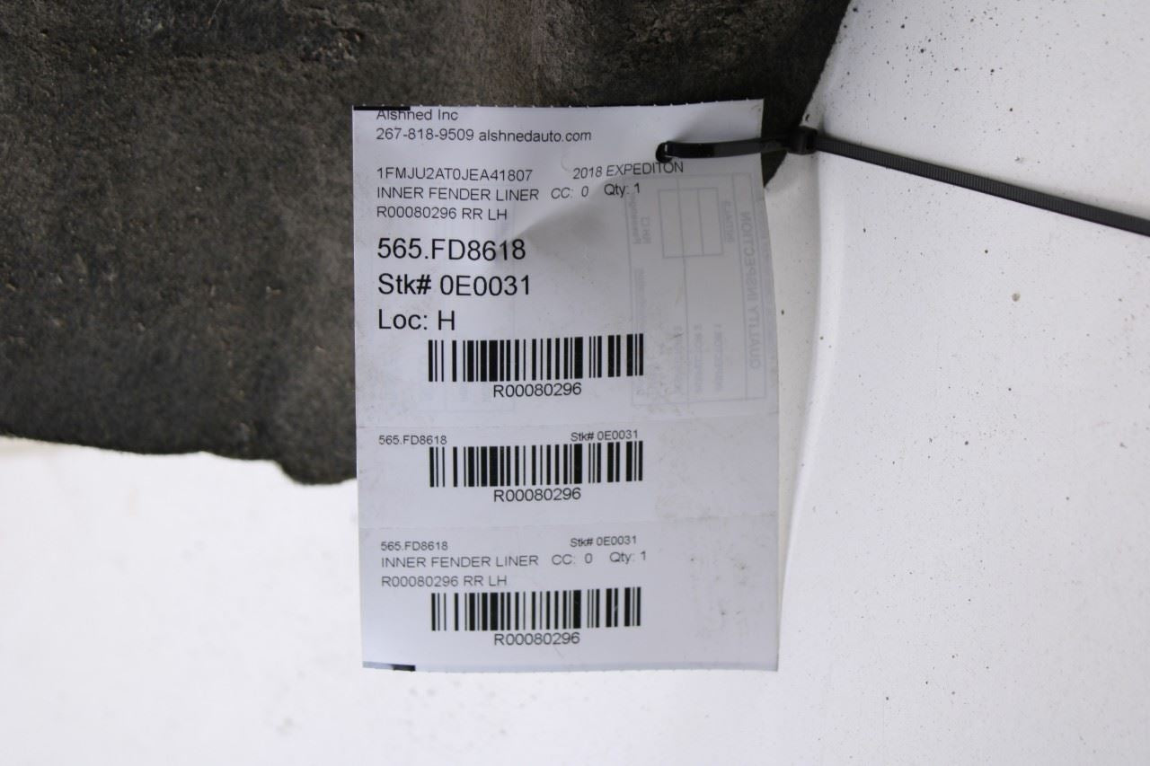 2018-2021 Ford Expedition Limited Rear Left Side Wheelhouse Liner Splash Shield11
