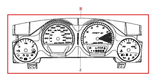 2014 Dodge Challenger SXT RWD Speed Gauge Instrument Cluster 144K Mileage *ReaD* - Alshned Auto Parts