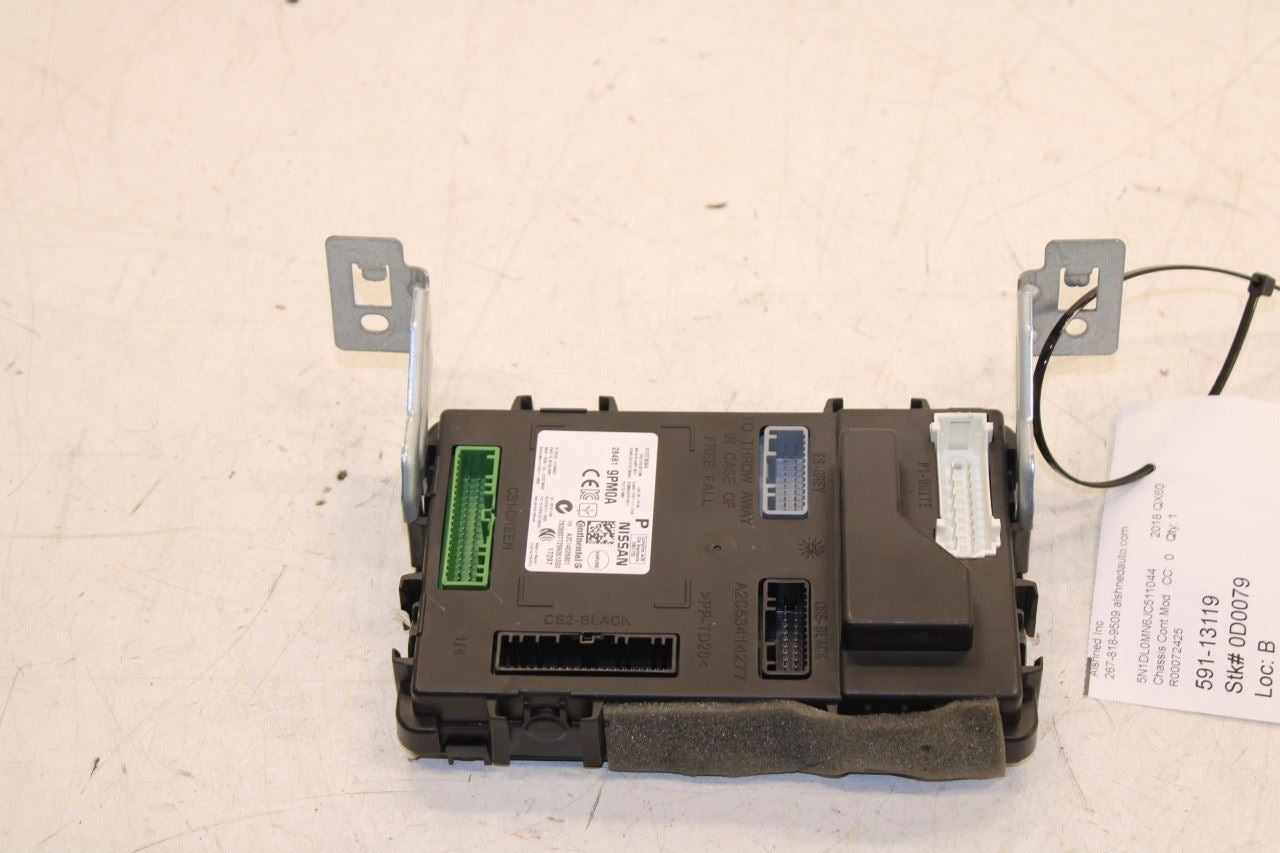 2016-2019 Infiniti QX60 Body Computer Control Module BCM BCU 284B19PM0A OEM - Alshned Auto Parts