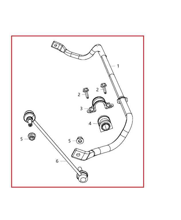 2008-20 Dodge Grand Caravan GT FWD Front Stabilizer Sway Anti-Roll Bar 4721419AE1