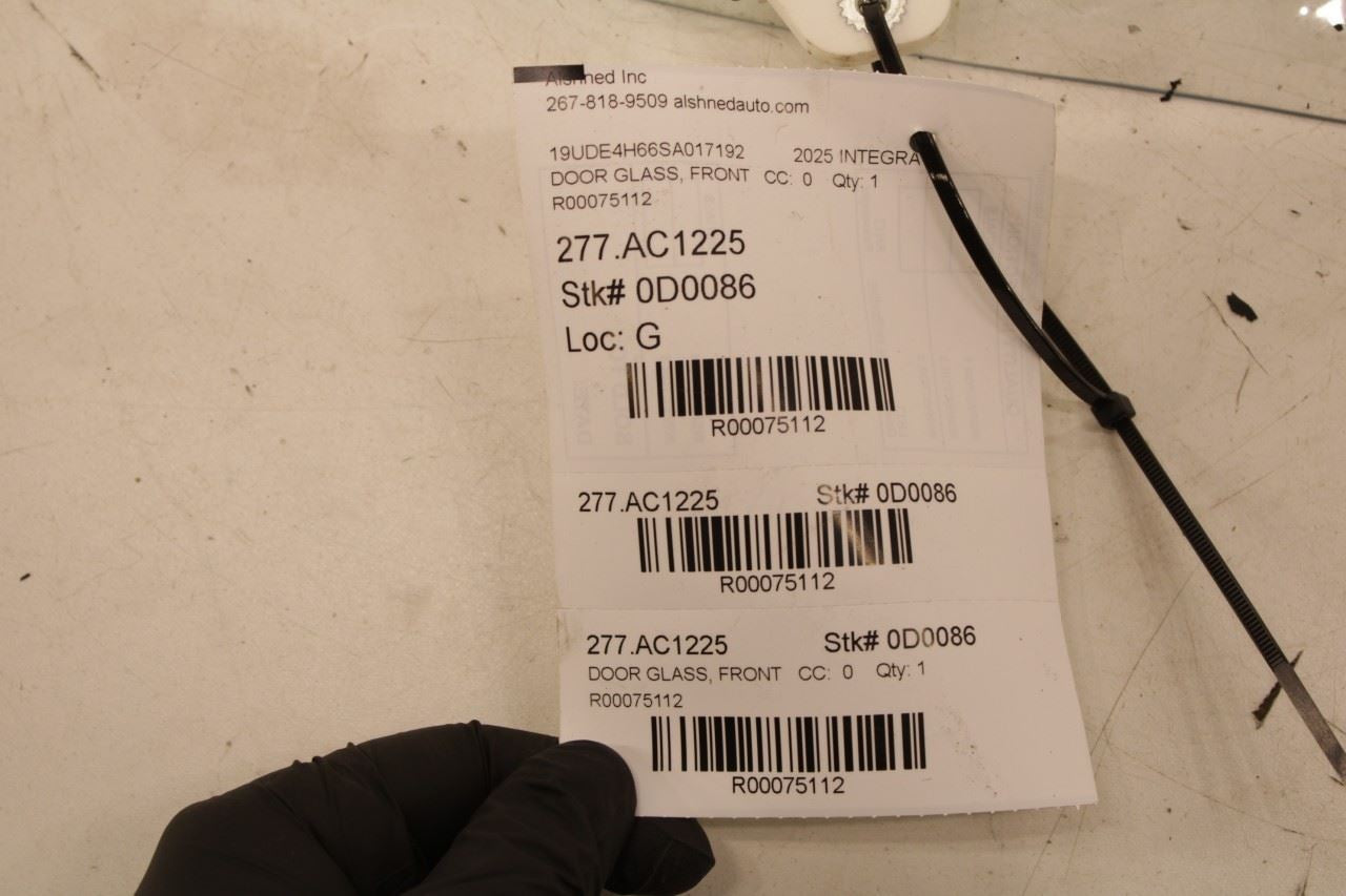 2023-2026 Acura Integra A-Spec Front Left Door Window Glass 73350-3S5-A01 OEM - Alshned Auto Parts