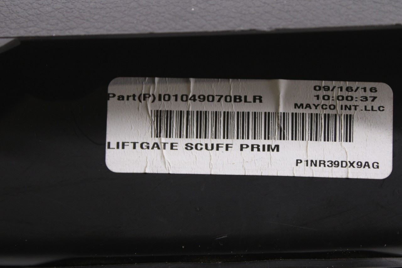 2011-2021 Jeep Grand Cherokee Overland Trunk Sill Scuff Kick Plate Trim Panel - Alshned Auto Parts