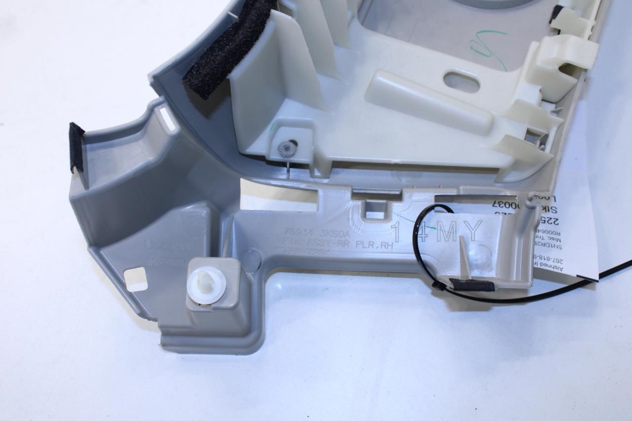 13-2020 Nissan Pathfinder SV RR RH Quarter Upper C-Pillar Trim Panel 76934-3KS0A - Alshned Auto Parts
