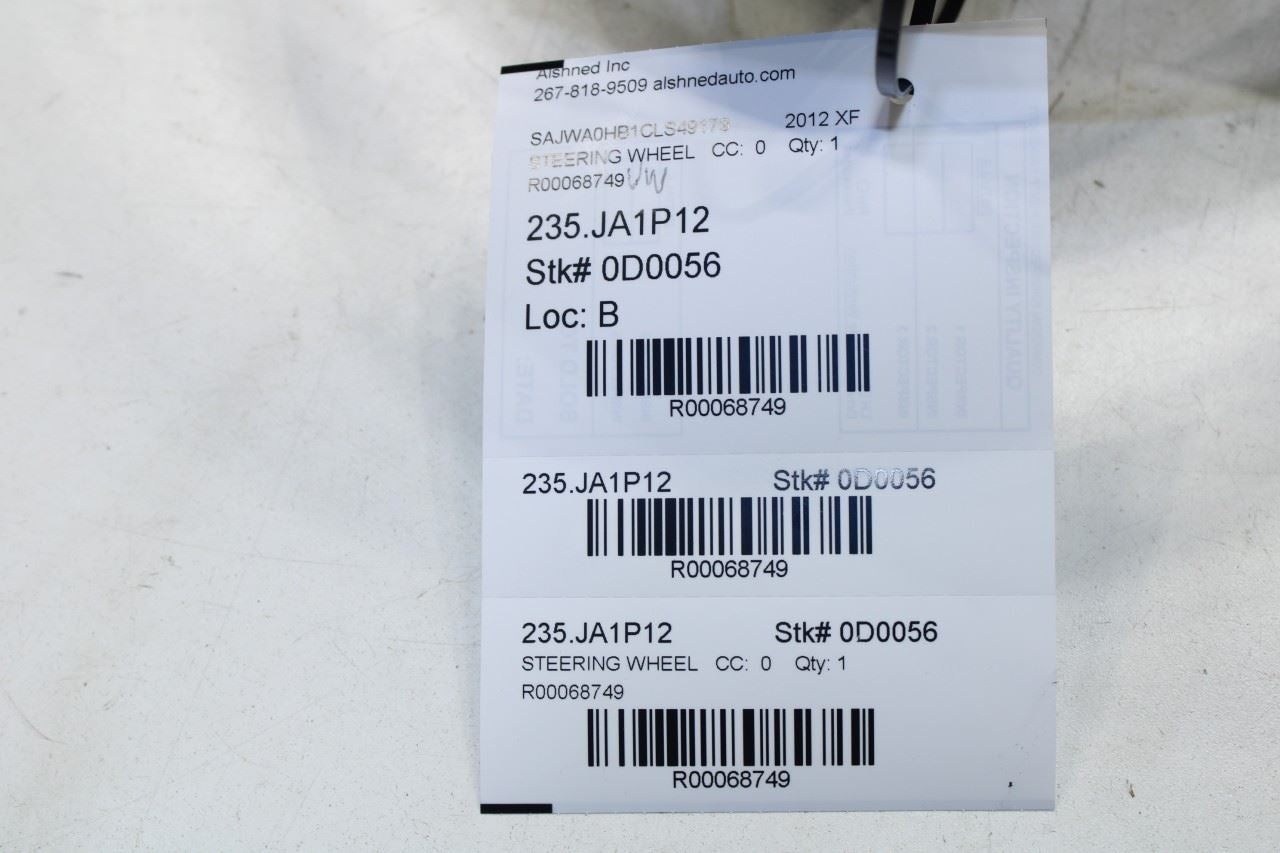 2011-2015 Jaguar XF Portfolio 5.0L RWD Steering Wheel Leather w/ Control Buttons - Alshned Auto Parts
