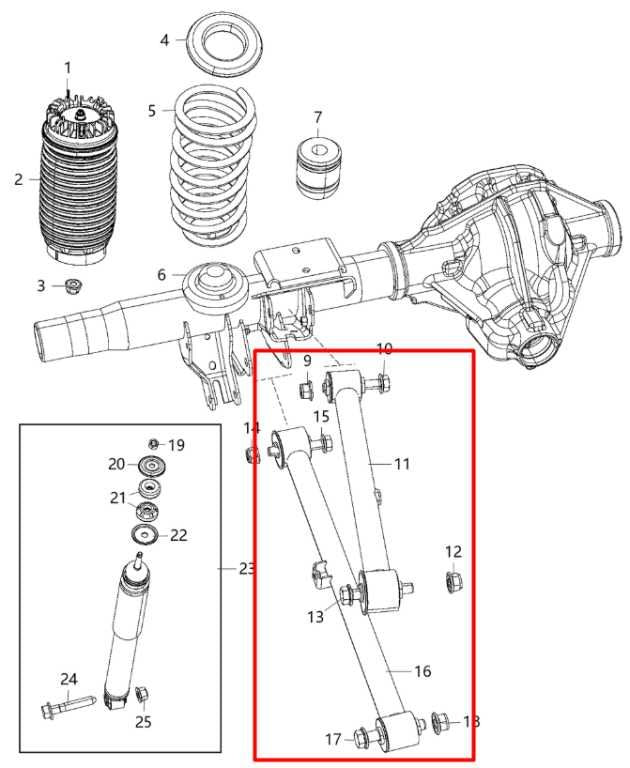 19-25 Ram 2500 Rear RH or LH Side Lower and Upper Control Arm Set 68349312AB OEM - Alshned Auto Parts
