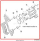 20-23 Polaris RZR XP 1000 Front RH Passenger Side Brake Disc Caliper 1912256 OEM - Alshned Auto Parts