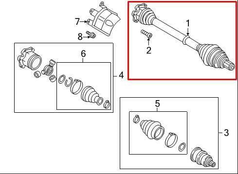 2012-2018 Audi A7 Premium AWD Front Left Driver Side CV Axle Drive Half Shaft1