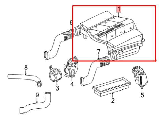 10-12 Mercedes-Benz GLK350 3.5L Air Intake Cleaner Filter Housing 273-090-09-01 - Alshned Auto Parts