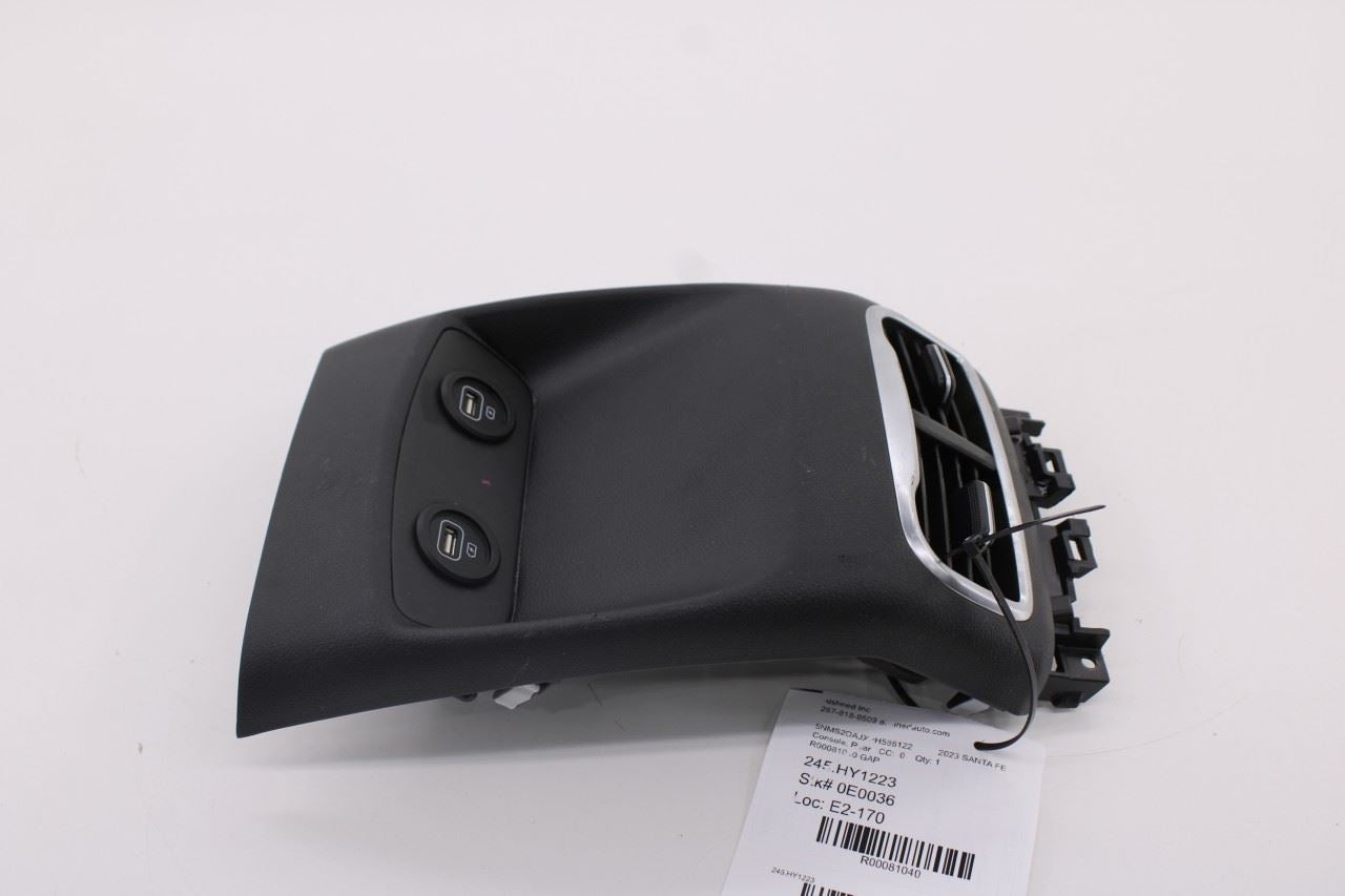 2021-2023 Hyundai Santa Fe SEL Rear Center Console Back Finish Panel w/ Air Vent2