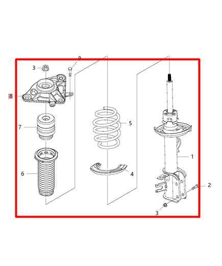 19-22 Jeep Renegade Sport 2.4L FWD Rear Left Side Shock Absorber 68707404AA OEM - Alshned Auto Parts