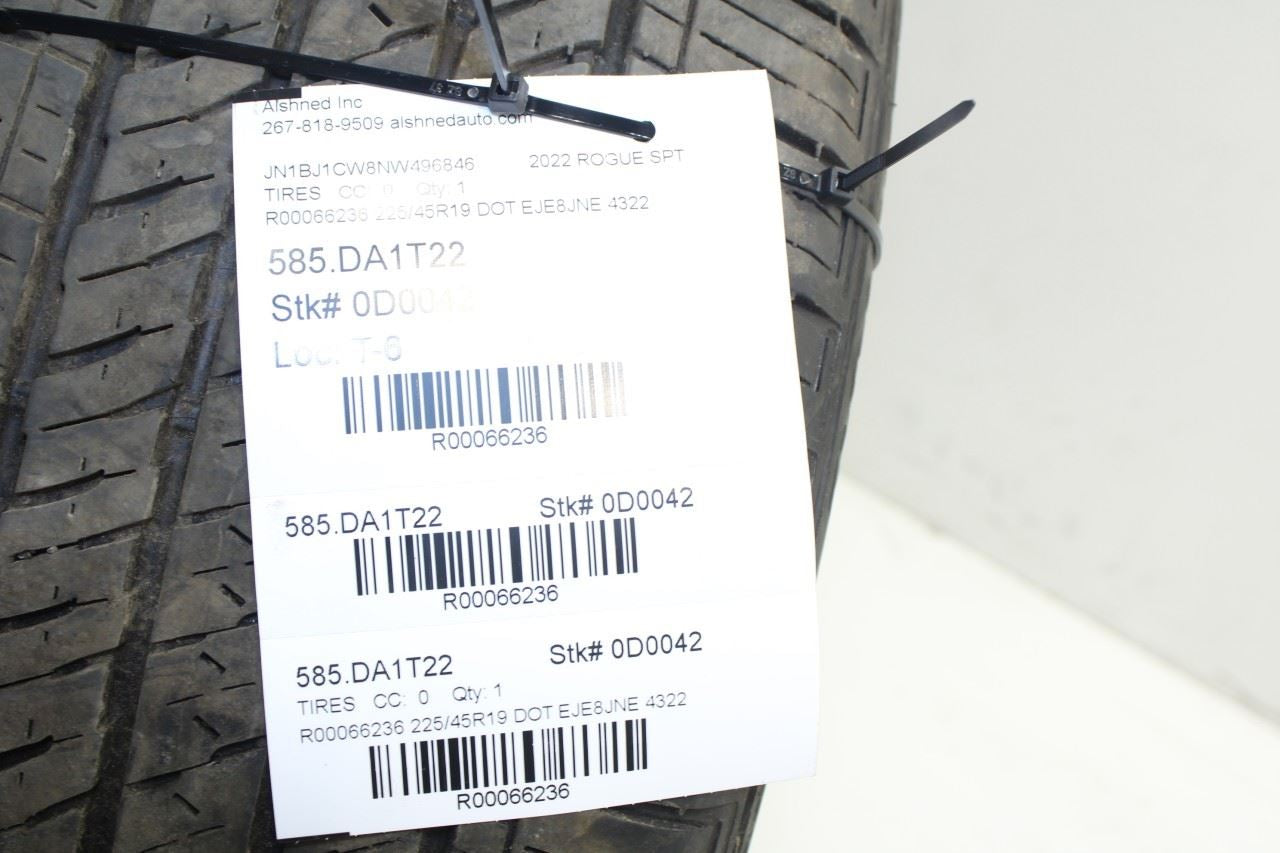 2022 Tire Bridgestone Ecopia H/L 422 Plus 225/45R19 92W Pair R66236 - Alshned Auto Parts