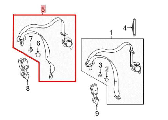 2010-16 Mercedes-Benz E350 Sport 4Matic Rear Center 2nd Row Seat Belt Retractor - Alshned Auto Parts