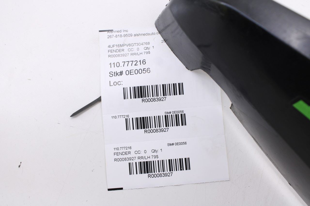 2016-17 Arctic Cat Wildcat Trail 700 Rear Left Side Fender Panel Cover 0401-7479