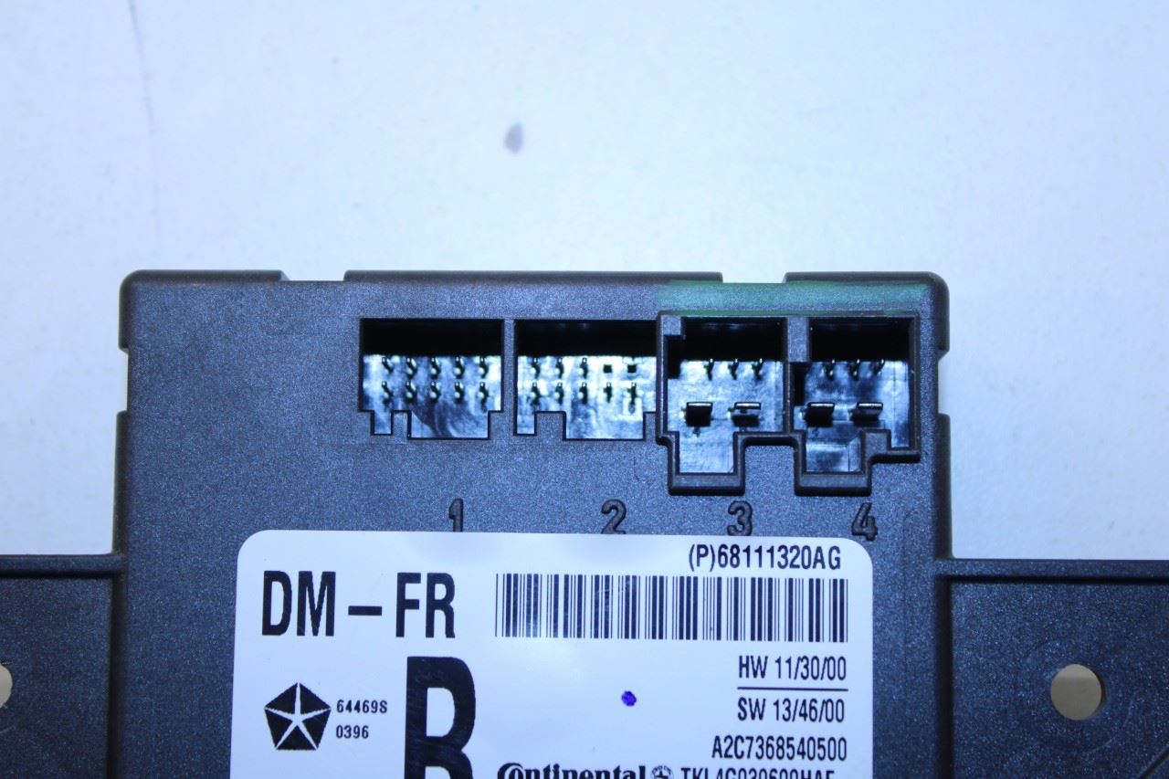 14-20 Jeep Cherokee 75th Anniversary Front Right Door Control Module 68111320AG - Alshned Auto Parts