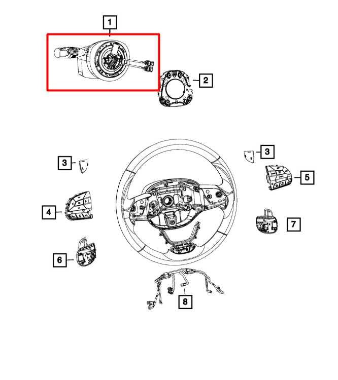 2014-15 Jeep Grand Cherokee Steering Column Turn Signal Wiper Switch 1NJ75DX9AC - Alshned Auto Parts