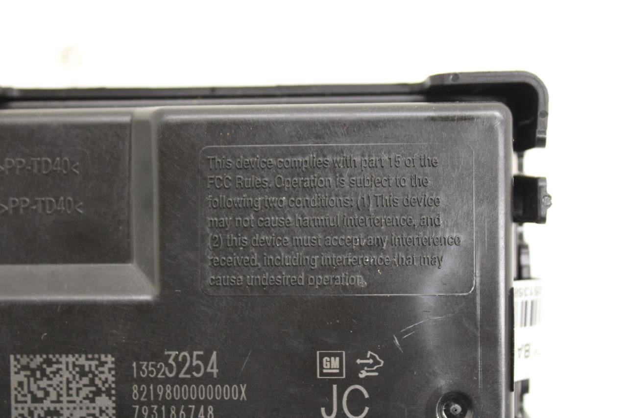 2019-21 Chevrolet Equinox LT 1.5L Rear Keyless Entry Control Module 13523254 OEM - Alshned Auto Parts