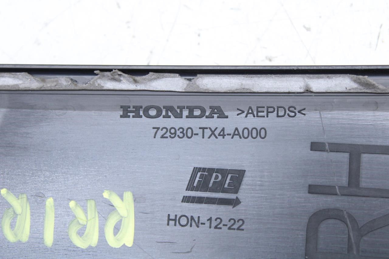 13-2018 Acura RDX Rear Right Center B Pillar Applique Molding Trim 72930-TX4-A00 - Alshned Auto Parts