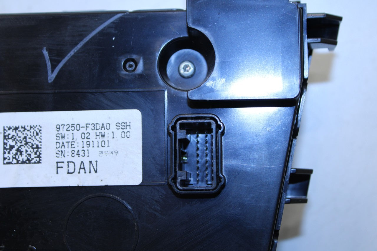 19-20 Hyundai Elantra SEL AC Heater Temperature Climate Control 97250-F3DA0-SSH - Alshned Auto Parts