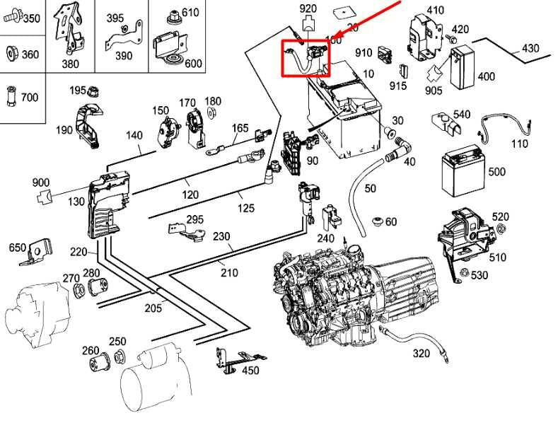 2010-15 Mercedes-Benz E350 4Matic Negative Battery Cable w/ Sensor 000-905-00-54 - Alshned Auto Parts