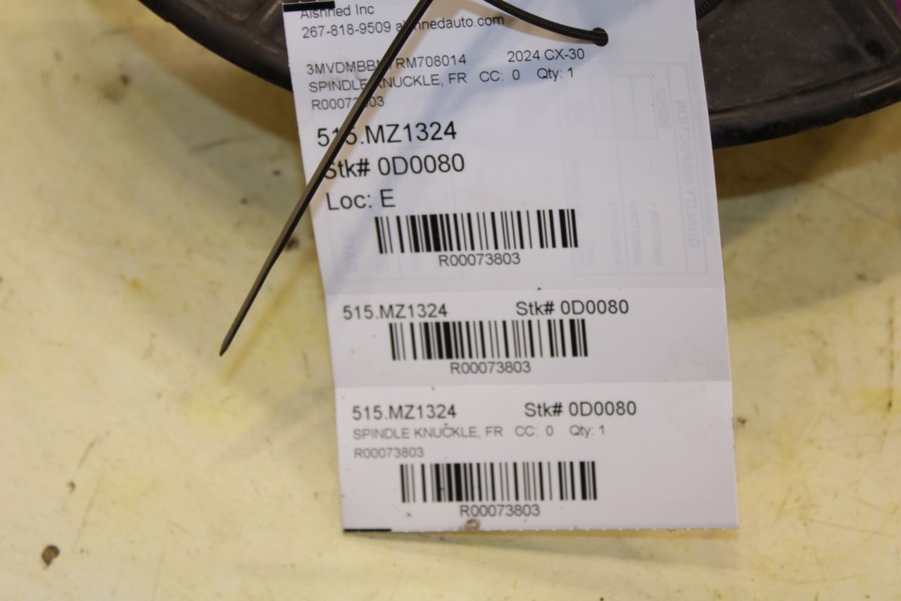 2020-2025 Mazda CX-30 2.5 S Front Right Side Spindle Knuckle Hub DGH9-33-02Y OEM - Alshned Auto Parts