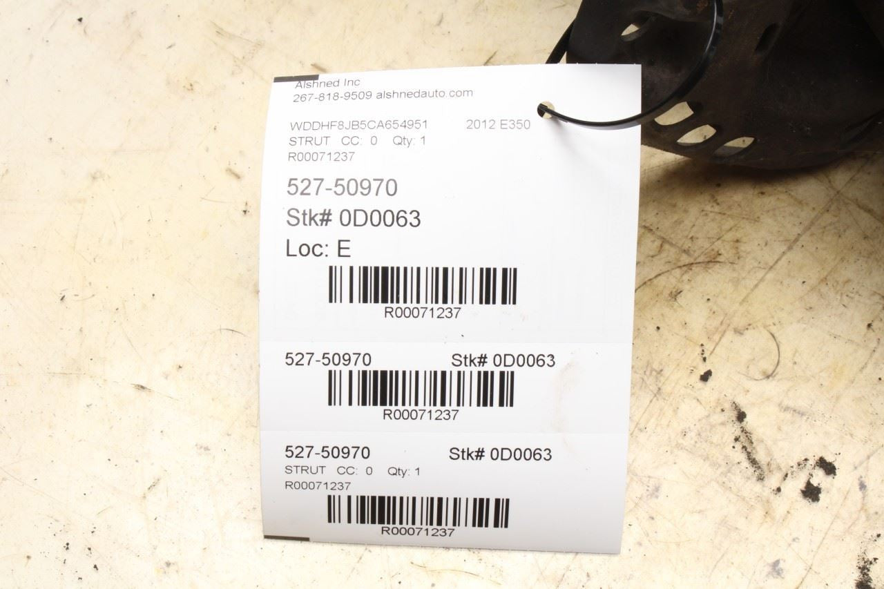2010-15 Mercedes-Benz E350 Sport 4Matic AWD Front Left Side Shock Strut Absorber - Alshned Auto Parts