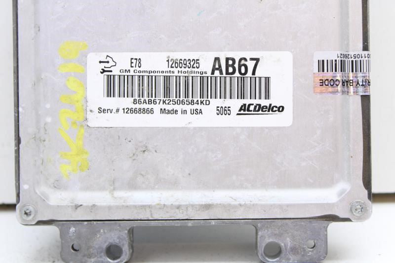 2013-2016 Buick Encore Engine Computer Control Module ECU ECM 12669325 OEM - Alshned Auto Parts