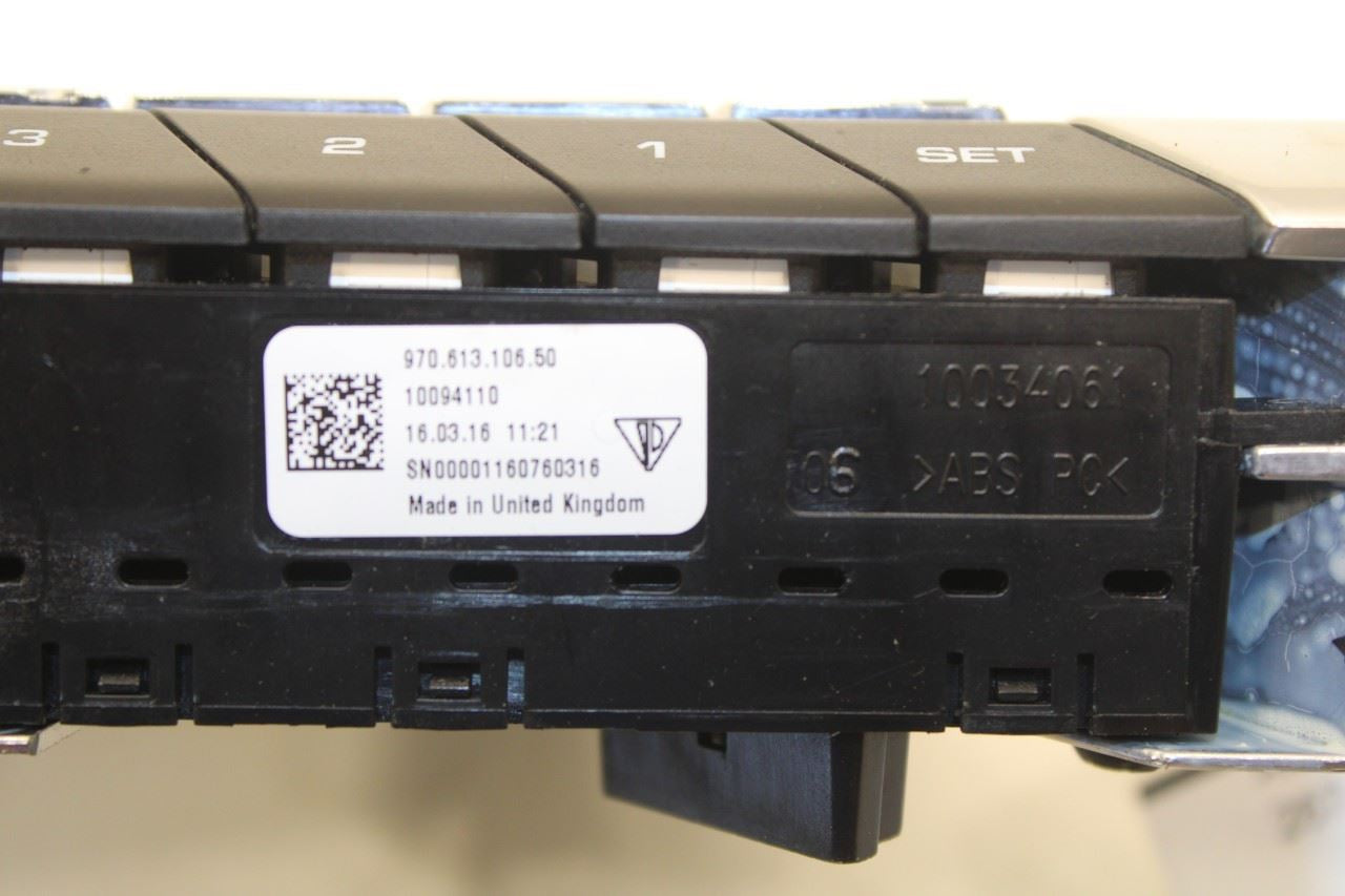13-16 Porsche Panamera 4 Front RH Seat Memory Control Switch w/ Door Trim Panel - Alshned Auto Parts