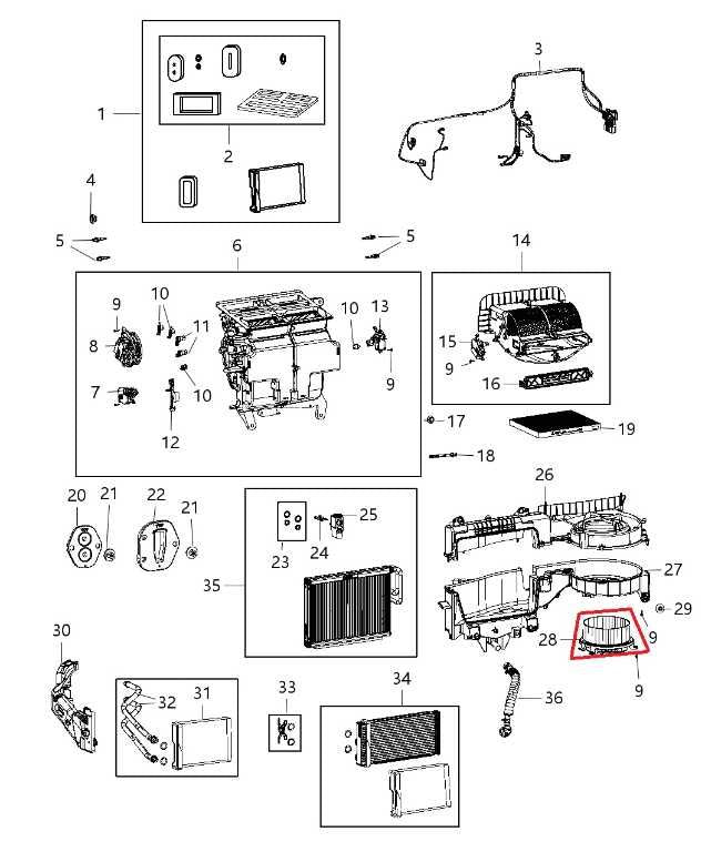 17-24 Chrysler Pacifica Limited 3.6L Front AC Heater Blower Motor Fan 68308952AA - Alshned Auto Parts