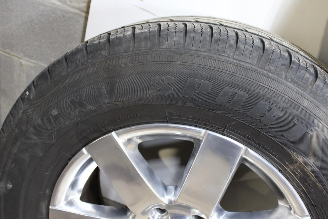 11-17 Jeep Wrangler Sahara Wheel Tire Performer CXV Sport 255/70R18 Set 5 *ReaD* - Alshned Auto Parts