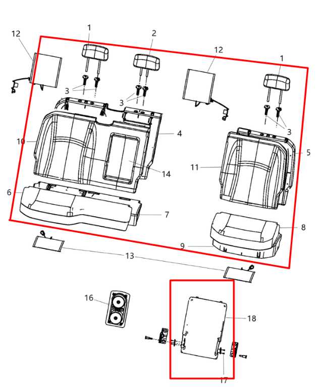 13-17 Ram 1500 Big Horn Front and Rear 2nd Row and Left Side Seat Full Complete - Alshned Auto Parts