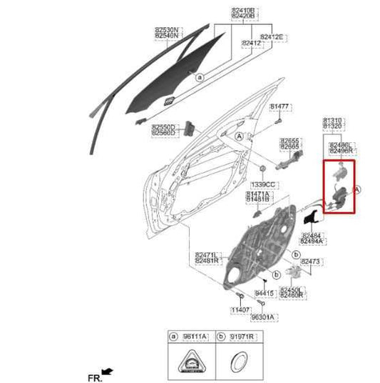 2018-2023 Kia Stinger GT1 Front Left Side Door Lock Latch Actuator 81310J5000 - Alshned Auto Parts